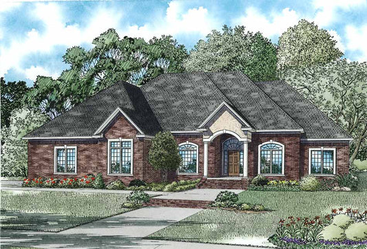 House Plan 1368 Meredith, Traditional House Plan