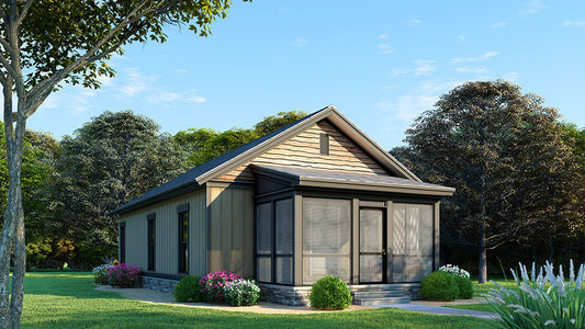 House Plan 5044 River's Edge, Tiny House Plan