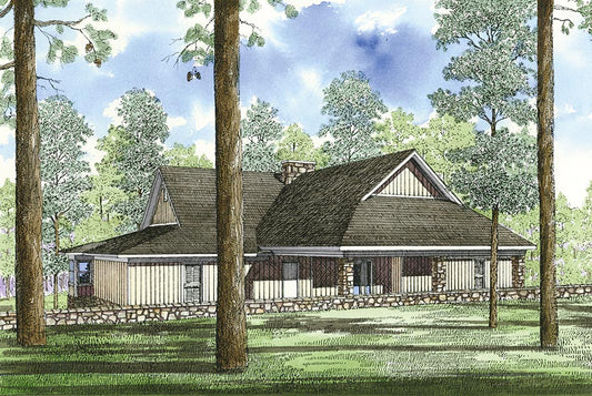 House Plan 226 Waterfront Cove, Waterfront House Plan