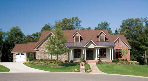 House Plan 1148 Carriage Place, Stone-And-Brick House Plan
