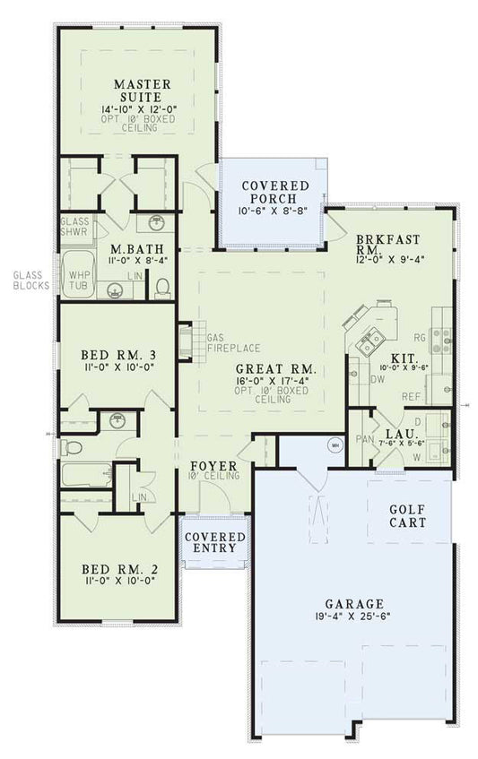 House Plan 282B Sage Meadows, Southern House Plan