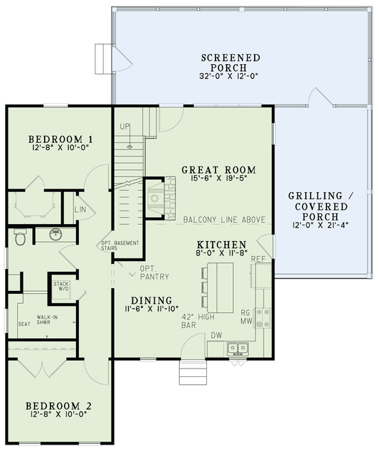 House Plan 1477 Overcup Landing, Riverbend House Plan