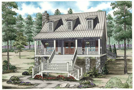 House Plan 1187 CreekSide II, Riverbend House Plan