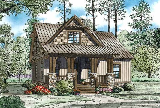 House Plan 1324 Angler Falls, Riverbend House Plan