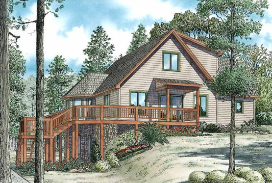 House Plan 1359 White Bluff, Riverbend House Plan