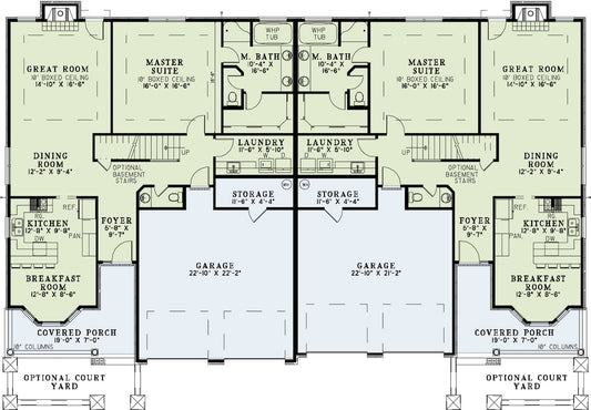 House Plan 1178 Culverton Place, Multi-Family House Plan