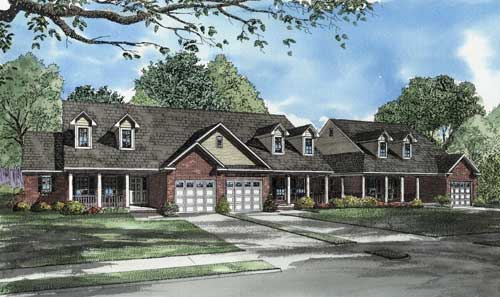 House Plan 792 Ivy Green, Multi-Family House Plan
