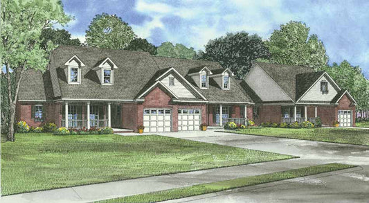 House Plan 660 Rosewood, Multi-Family House Plan