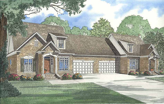 House Plan 407 Rosewood, Multi-Family House Plan