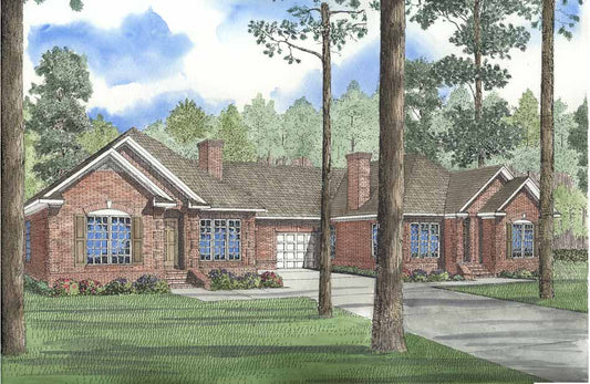 House Plan 409 Auburn Place, Multi-Family House Plan