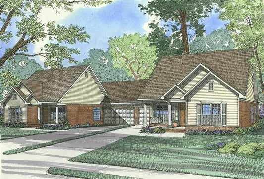 House Plan 428 Centre Grove Circle, Multi-Family House Plan