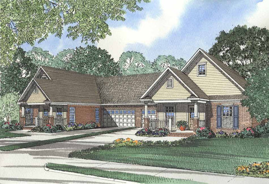House Plan 431 Auburn Place, Multi-Family House Plan