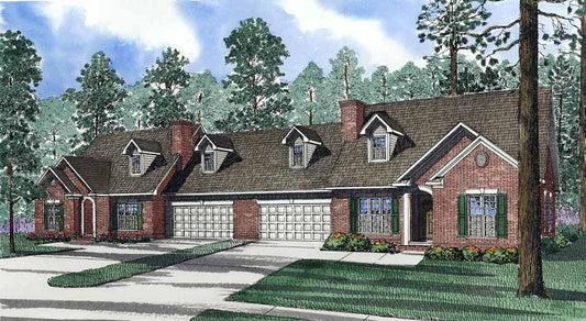 House Plan 439 Hidden Hill Cove, Multi-Family House Plan