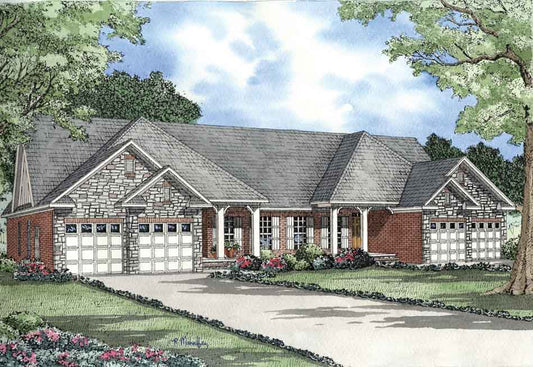 House Plan 454B New York Cove, Multi-Family House Plan