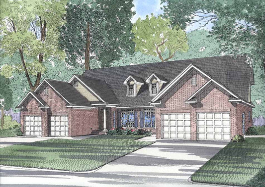 House Plan 459 Centre Grove Circle, Multi-Family House Plan