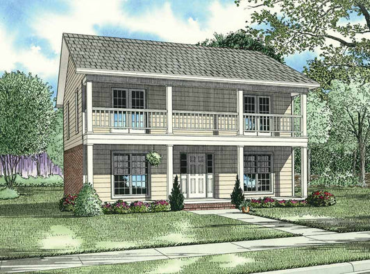 House Plan 490 Hidden Hill Cove, Multi-Family House Plan