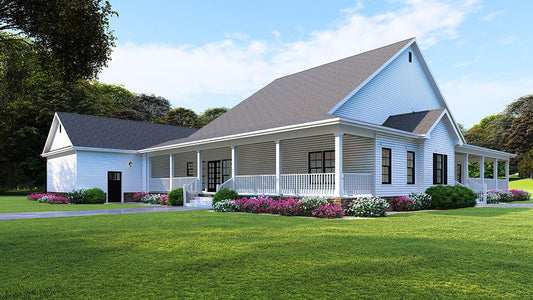 House Plan 5170 Broken Arrow Farms, Farmhouse House Plan