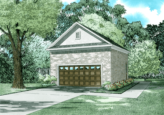 Garage Plan 1494 2-Car Garage Plan, Garage & Pool House Plan