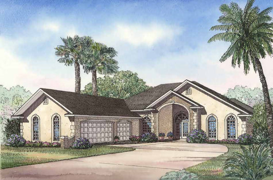 House Plan 553 The Mansor, Florida House Plan