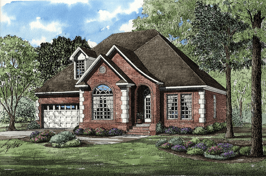 House Plan 303 Cross Creek, Traditional House Plan