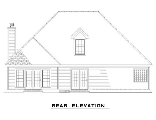 House Plan 303B Cross Creek, Traditional House Plan