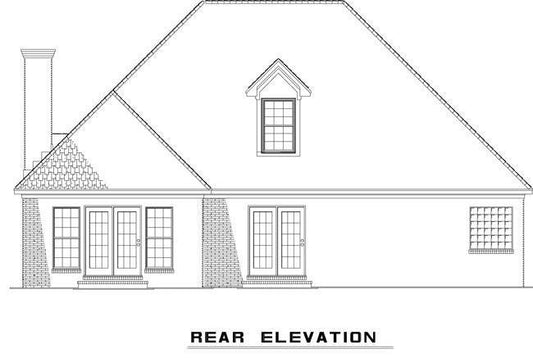 House Plan 303-2 Cross Creek, Traditional House Plan