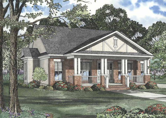 House Plan 629 Redwood, Arts and Crafts House Plan
