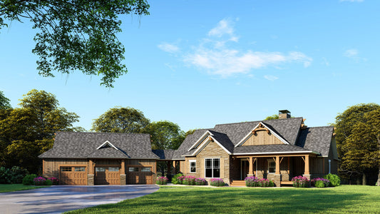 House Plan 1649 Cliffs II, Angler Mountain House Plan