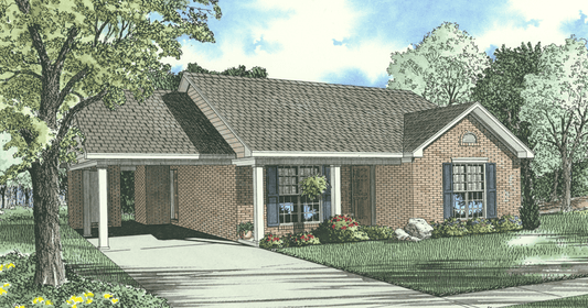 House Plan 806B Ginger, Affordable House Plan