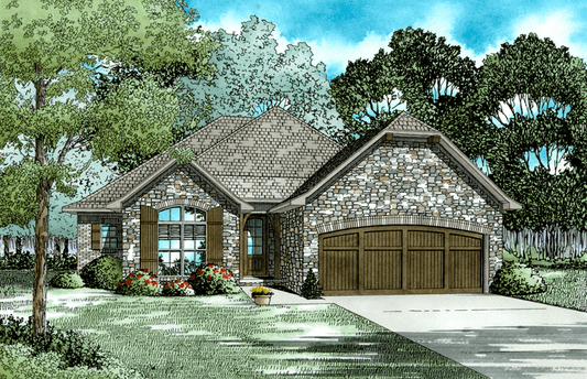 House Plan 1469 Stonebridge Lane, European House Plan