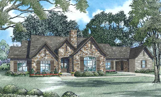House Plan 1446 Kingsley Cove, European House Plan