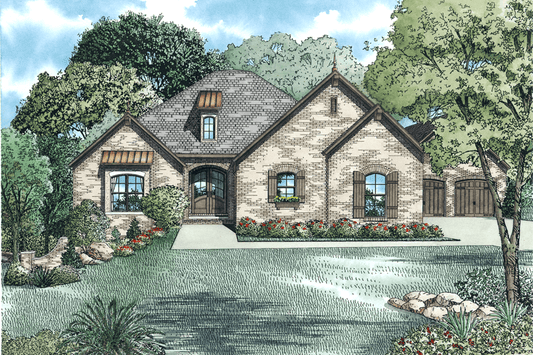 House Plan 1394 Weatherwood Cove, European House Plan