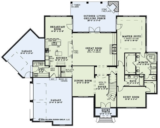 House Plan 1289 Anastasia, European House Plan