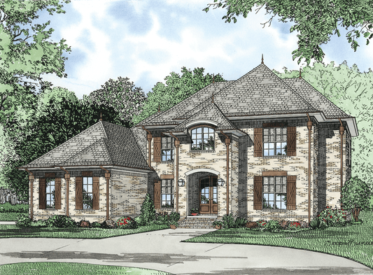House Plan 1289 Anastasia, European House Plan