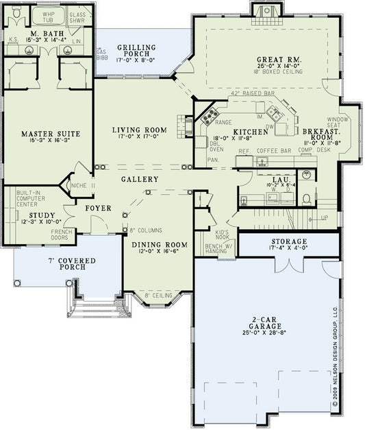 House Plan 1306 La Dessa, European House Plan