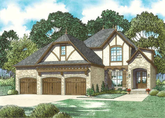House Plan 1632 Austin Cove, European House Plan