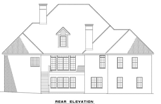 House Plan 237 Dogwood Avenue, French Traditional House Plan