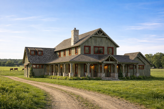 House Plan 5415 Timberland Ranch, Rustic House Plan