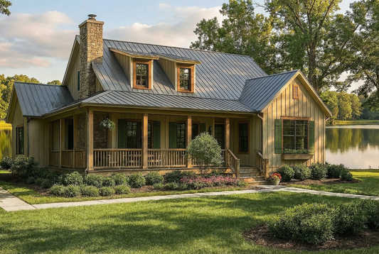 House Plan 418 Canoe Point, Riverbend House Plan