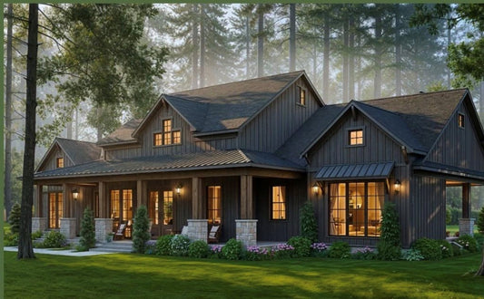 House Plan 5435 Homestead Haven, Farm House Plan