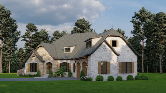 House Plan 5013 Highfield Manor, French Country House Plan