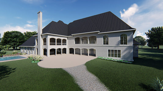 House Plan 5035 Aveon Manor, Luxury House Plan
