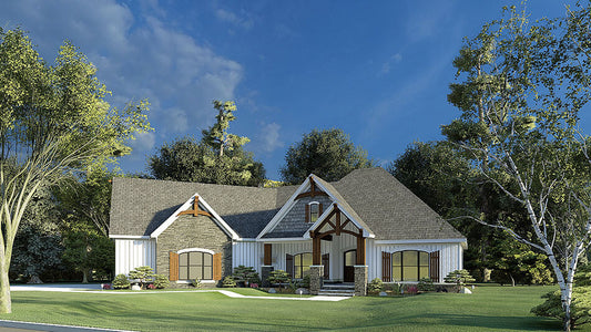 House Plan 5285 Coal Creek Manor II, Craftsman House Plan