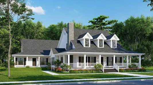 House Plan 5313 Heartland Farms, Farmhouse House Plan