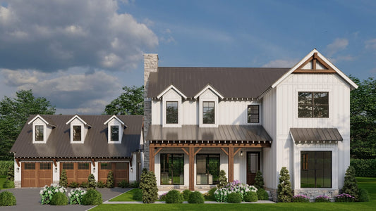 House Plan 5352 Open Range, Farmhouse Plan