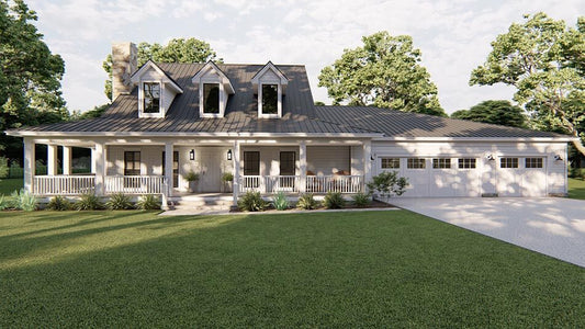 House Plan 5376 Mulberry Farms, Farmhouse House Plan