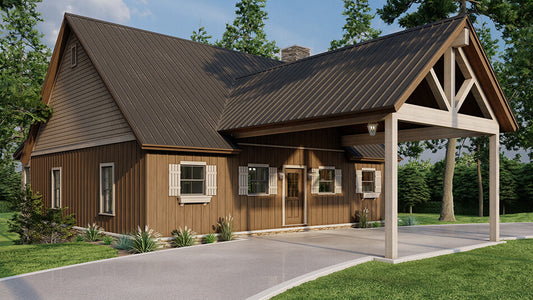 House Plan 5398 Alpine Cottage, Cottage House Plan