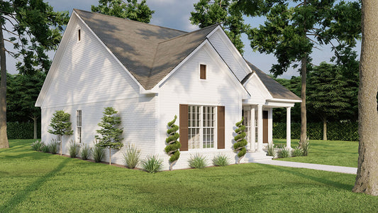 House Plan 5403 Mill House II, Traditional House Plan