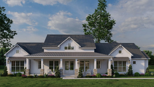 Modern Farmhouse House Plan, 5473 Johnson Farms