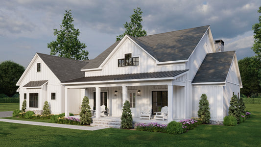 House Plan 5500 Heritage Homestead, Modern Farmhouse House Plan